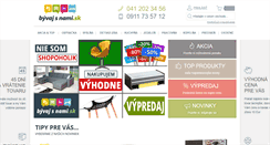 Desktop Screenshot of nabytok-a-interier.sk