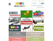 Tablet Screenshot of nabytok-a-interier.sk